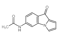 N-(4-oxopyrrolo[1,2-a]indol-7-yl)acetamide结构式