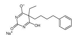 sodium,5-ethyl-5-(4-phenylbutyl)pyrimidin-3-ide-2,4,6-trione结构式