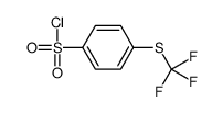 4-(trifluoromethylsulfanyl)benzenesulfonyl chloride Structure