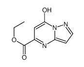 7-羟基吡唑并[1,5-a]嘧啶-5-羧酸乙酯结构式
