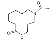 1-Acetyl-1,5-diazacyclododecan-6-one structure