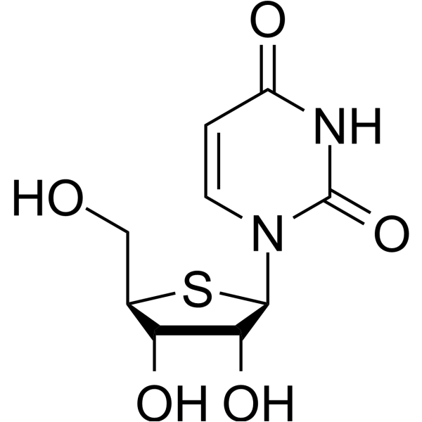 4'-硫代尿苷结构式