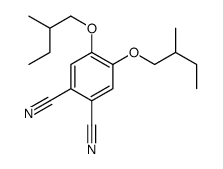 4,5-bis(2-methylbutoxy)benzene-1,2-dicarbonitrile结构式