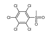 methylsulfonylpentachlorobenzene Structure