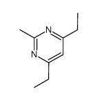 Pyrimidine, 4,6-diethyl-2-methyl- (9CI)结构式