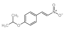 1-[(E)-2-nitroethenyl]-4-propan-2-yloxy-benzene Structure