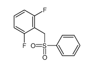 2-(benzenesulfonylmethyl)-1,3-difluorobenzene Structure