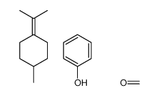 formaldehyde,1-methyl-4-propan-2-ylidenecyclohexane,phenol Structure