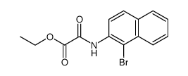 (1-bromo-[2]naphthyl)-oxalamic acid ethyl ester结构式