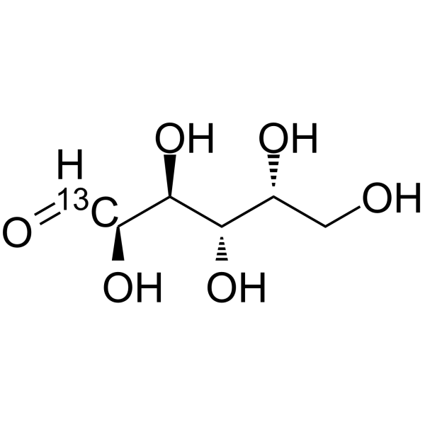 D-Galactose-13C Structure