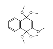 1,1,2,4,4-Pentamethoxy-1,4-dihydronaphthalene Structure