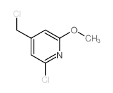 2-Chloro-4-(chloromethyl)-6-methoxypyridine结构式