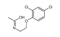 N-[2-(2,4-dichlorophenoxy)ethyl]acetamide结构式