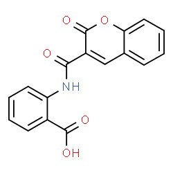 2-{[(2-Oxo-2H-chromen-3-yl)carbonyl]amino}benzoic acid Structure