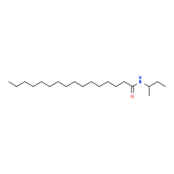 Hexadecanamide, N-(1-Methylpropyl)- Structure