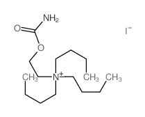Tributyl-(2-carbamoyloxyethyl)azanium structure