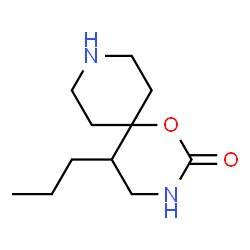 1-Oxa-3,9-diazaspiro[5.5]undecan-2-one,5-propyl-(9CI) Structure