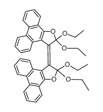 (Z)-2,2,2',2'-Tetraethoxy-Δ3,3'(2H,2'H)-bi[phenanthro[9,10-b]furan] Structure