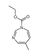 1-ethoxycarbonyl-5-methyl-1H-1,3-diazepine结构式
