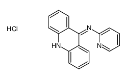 acridin-9-yl(pyridin-2-yl)azanium,chloride结构式