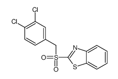2-[(3,4-dichlorophenyl)methylsulfonyl]-1,3-benzothiazole结构式