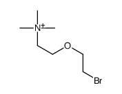 O-(2-bromoethyl)choline Structure