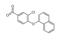 1-(2-chloro-4-nitrophenoxy)naphthalene Structure