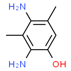 Phenol, 2,4-diamino-3,5-dimethyl- (9CI)结构式