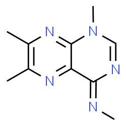 Methanamine, N-(1,6,7-trimethyl-4(1H)-pteridinylidene)- (9CI)结构式