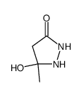 5-hydroxy-5-methylpyrazolidin-3-one结构式