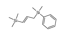 3-dimethyl(phenyl)silyl-1-trimethylsilylpropene Structure