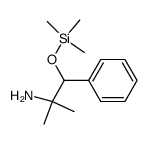 2-methyl-1-phenyl-1-((trimethylsilyl)oxy)propan-2-amine Structure