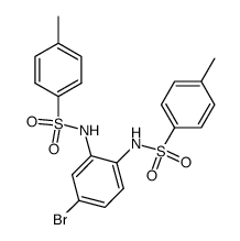 1,2-bis(4-tolylsulfonamido)-4-bromobenzene结构式