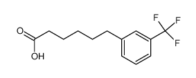 6-(3-Trifluoromethylphenyl)hexanoic acid结构式