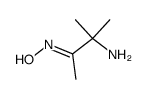 3-amino-3-methyl-butan-2-one (E)-oxime结构式