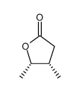 (3S,4S)-(-)-cis-dimethyl-(γ)-butyrolactone结构式