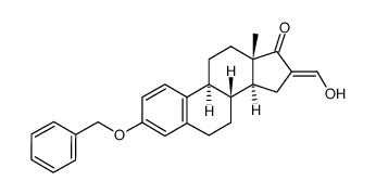 16-hydroxymethylene-3-benzyloxyestra-1,3,5(10)-trien-17-one Structure