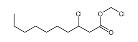 chloromethyl 3-chlorodecanoate Structure