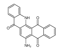 6-aminonaphth[2,3-c]acridine-5,8,14(13H)-trione Structure