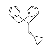 cyclopropylidene-11 ethano-9,10 dihydro-9,10 anthracene结构式