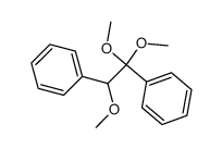 1,1,2-trimethoxy-1,2-diphenylethane Structure