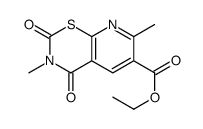 ethyl 3,7-dimethyl-2,4-dioxopyrido[3,2-e][1,3]thiazine-6-carboxylate结构式