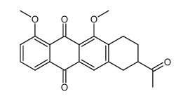 7,9,11-Trideoxydaunomycinone methyl ether结构式
