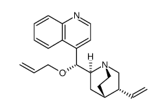 Cinchonan, 9-(2-propen-1-yloxy)-, (8α,9R)结构式