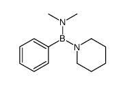 N-methyl-N-[phenyl(piperidin-1-yl)boranyl]methanamine结构式