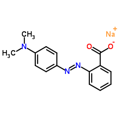 sodium 2-[4-(Dimethylamino)phenylazo]benzoate structure