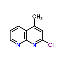 2-Chloro-4-methyl-1,8-naphthyridine Structure