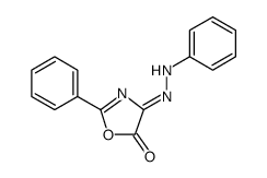 4,5-Oxazoledione, 2-phenyl-, 4-(phenylhydrazone), (4Z) Structure