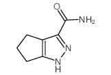 1,4,5,6-Tetrahydrocyclopenta[c]pyrazole-3-carboxamide结构式