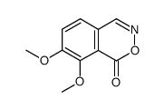 7,8-dimethoxy-benz[d][1,2]oxazin-1-one结构式